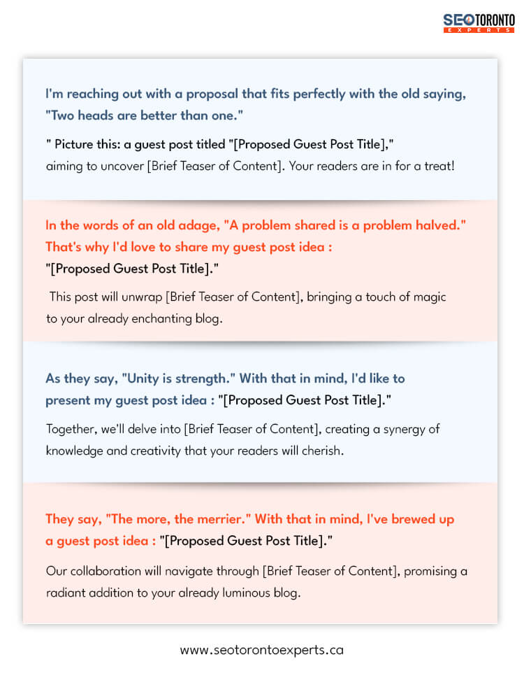 ideas to pitch guest posting clients