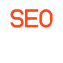 An Abstract Orange Shape With A Small White Exclamation Mark